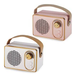 רמקול אלחוטי נייד בסגנון רדיו רטרו רמקול אלחוטי נייד בסגנון רדיו רטרו