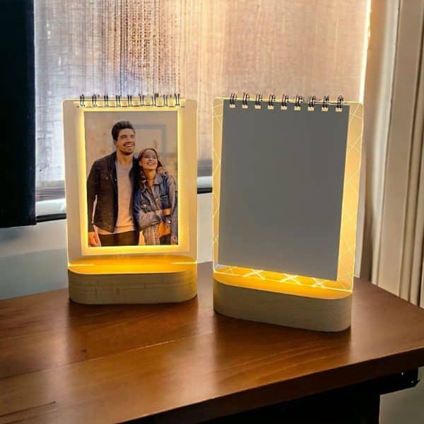 לוח שנה מואר מסגרת לתמונה