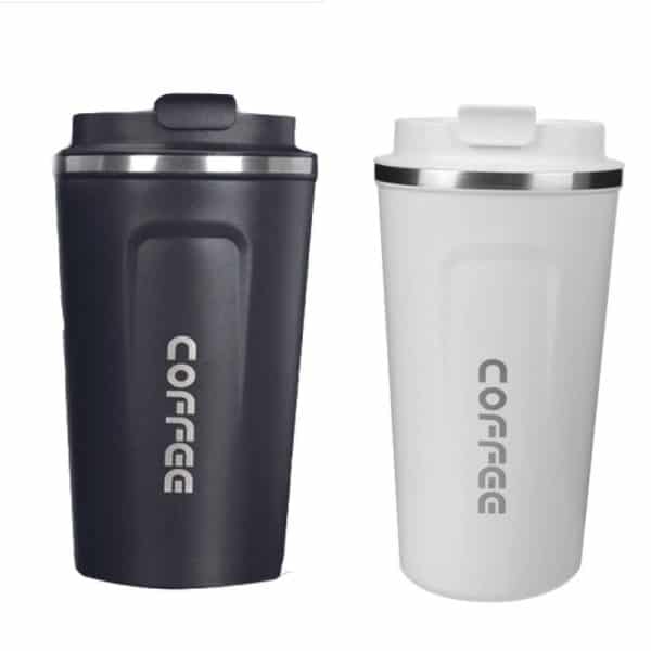 כוס טרמית נירוסטה עם לוגו