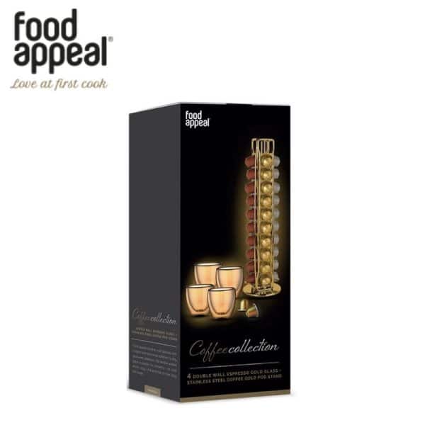 מעמד קפסולות+4 כוסות אספרסו