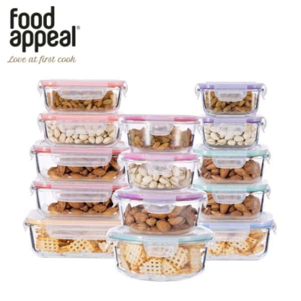 סט 14 קופסאות אחסון פוד אפיל