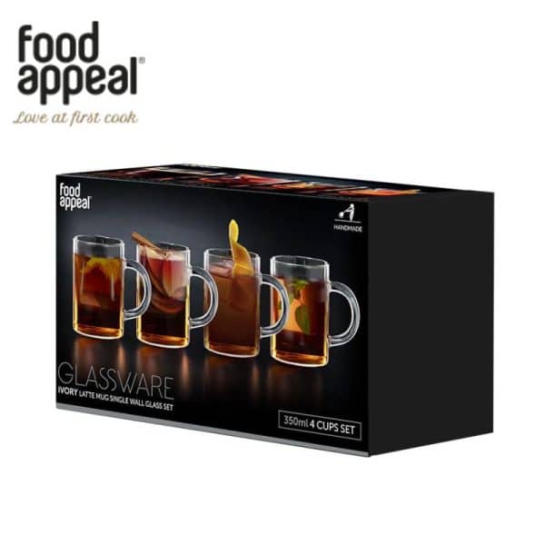 סט 4 כוסות דופן אחת סט 4 כוסות דופן אחת