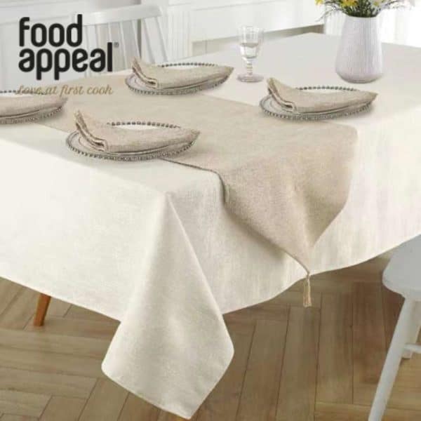 סט מפה+מפיות+ראנר לשולחן החג סט מפה+מפיות+ראנר לשולחן החג