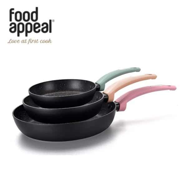 סט 3 מחבתות food appeal