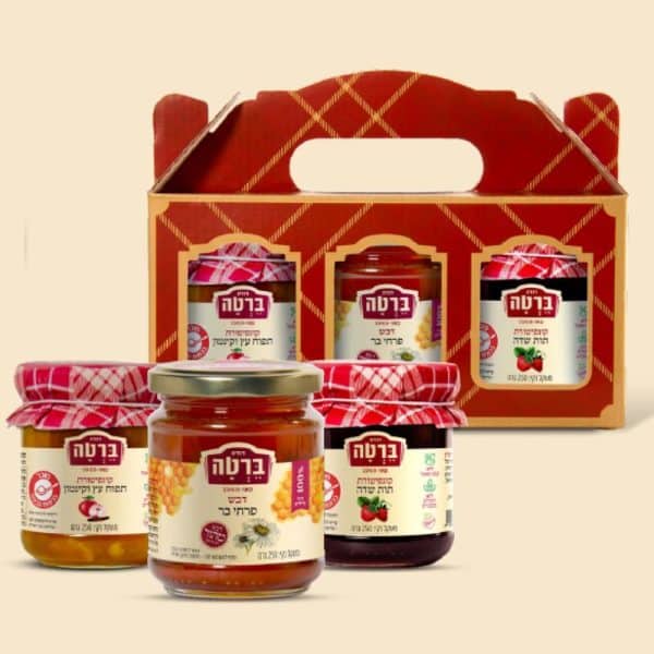 מארז זוג קונפיטורות ודבש