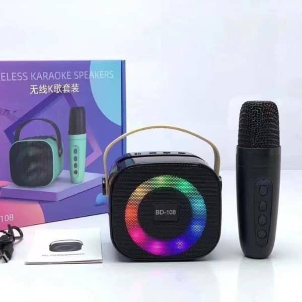 רמקול מיקרופון קריוקי ממותג