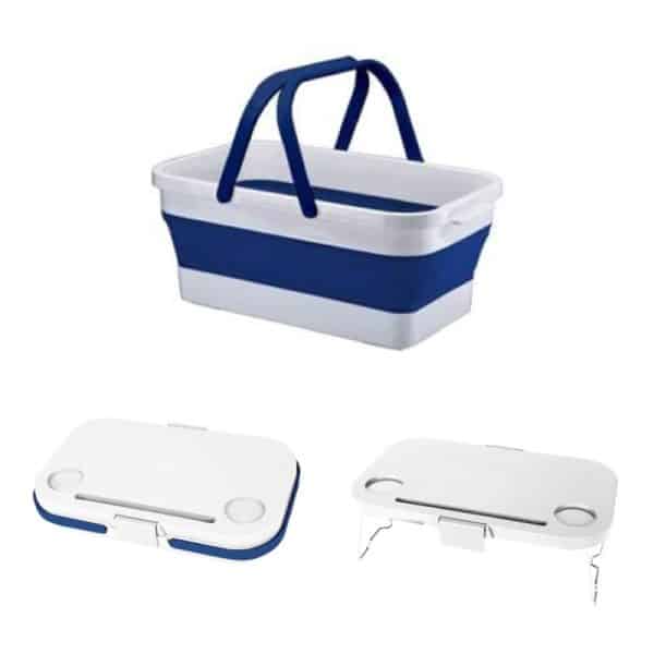 צידנית פיקניק נפתחת לשולחן