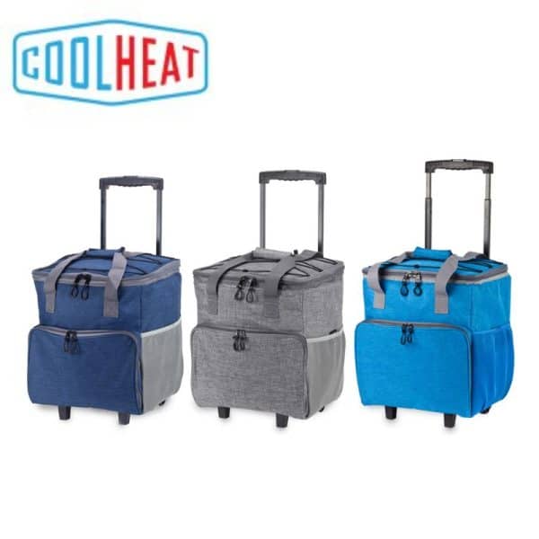 צידנית ממותגת עם גלגלים