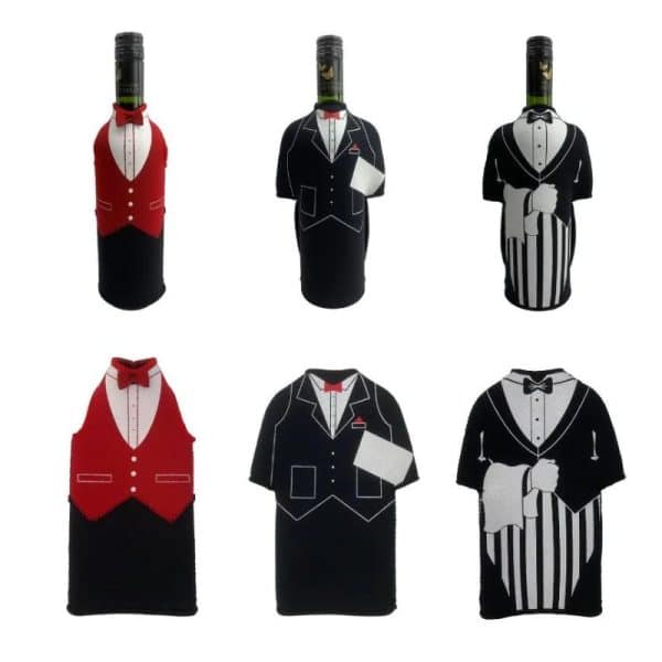 כיסוי ממותג לבקבוק יין