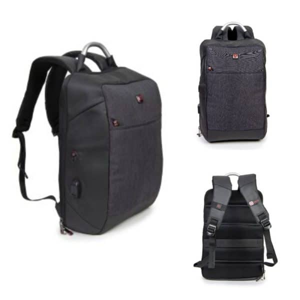 תיק גב עם לוגו למחשב נישא