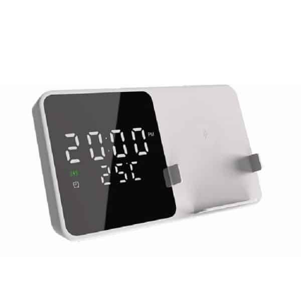 שעון שולחני עם טעינה