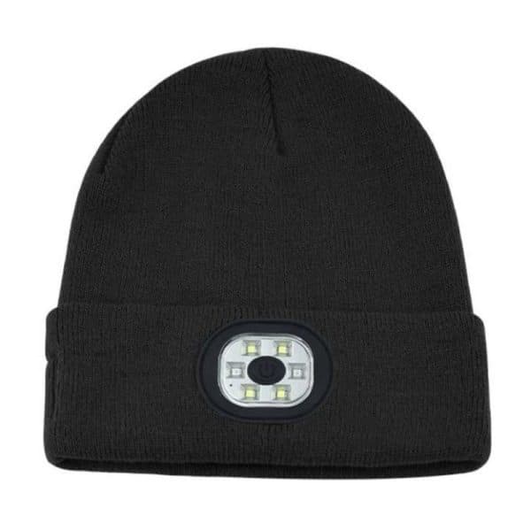 כובע צמר עם תאורת לד כובע צמר עם תאורת לד