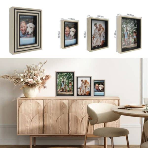 סט מסגרות עץ לתמונות