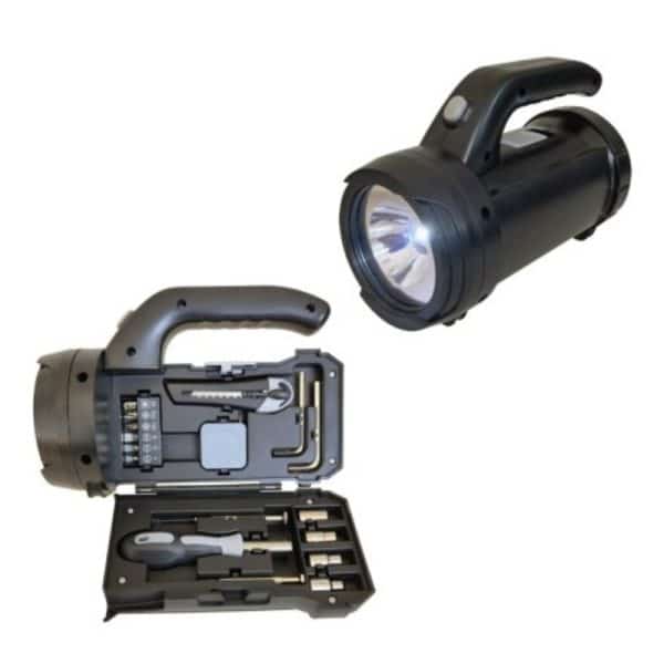 פנס חירום עם ערכת כלי עבודה