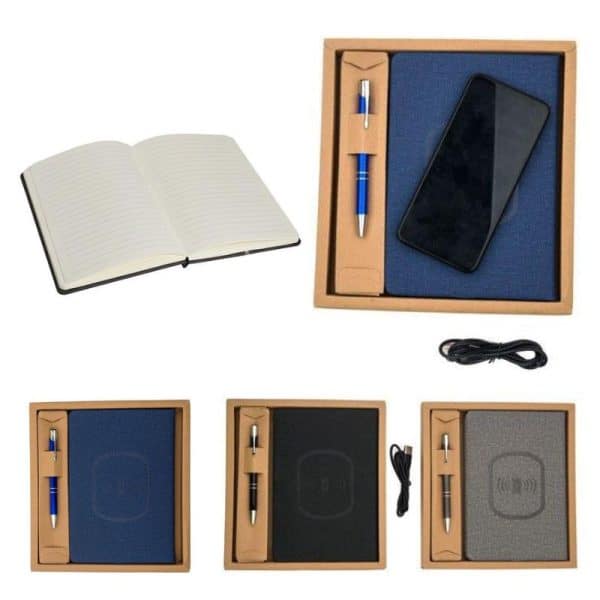 קופסא עם מחברת אלחוטית ועט