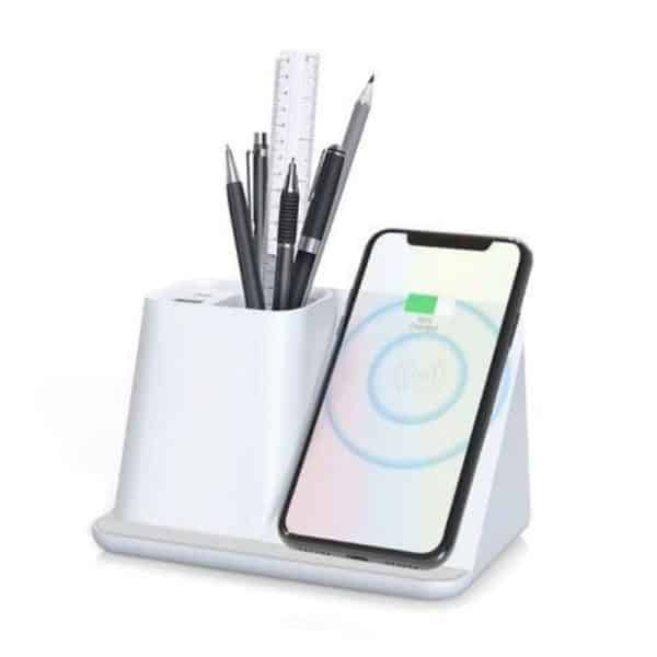 מעמד שולחני עם טעינה אלחוטית