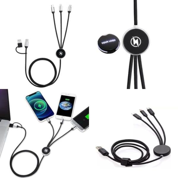 כבל טעינה משולב