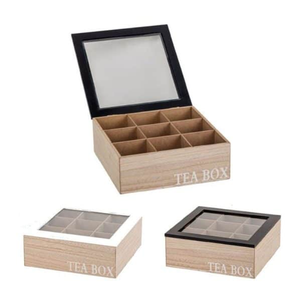 קופסת עץ לתה