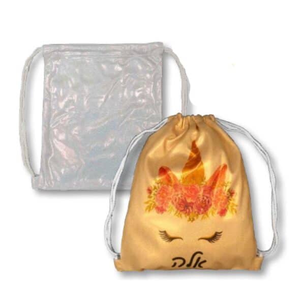 תיק שרוך עם לוגו