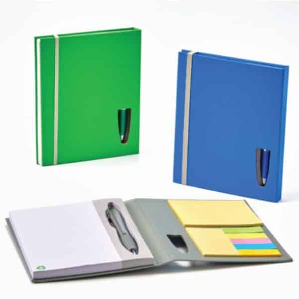 מחברת ממוחזרת+עט