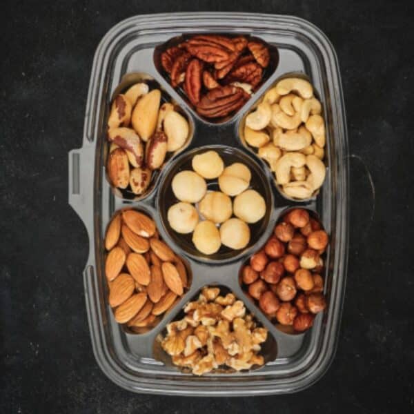 מגש אגוזים טבעיים ממותג