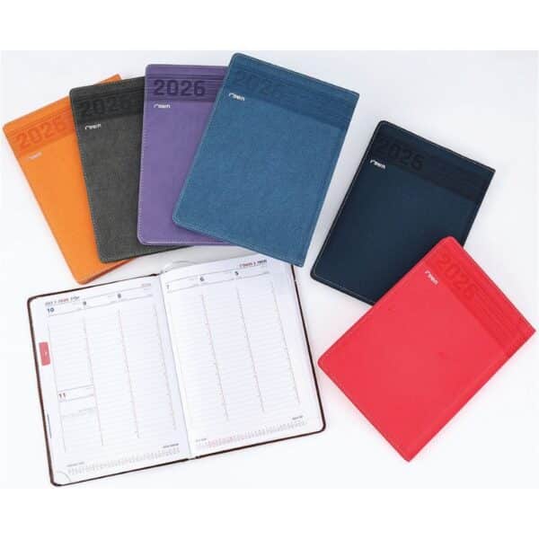 יומן PU שבועי עם הטבעה