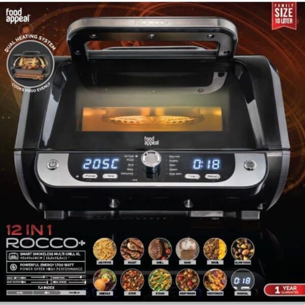 גריל ביתי ללא עשן food appeal