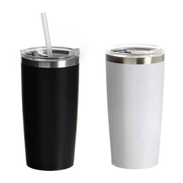 כוס טרמית מנירוסטה עם הדפסת לוגו