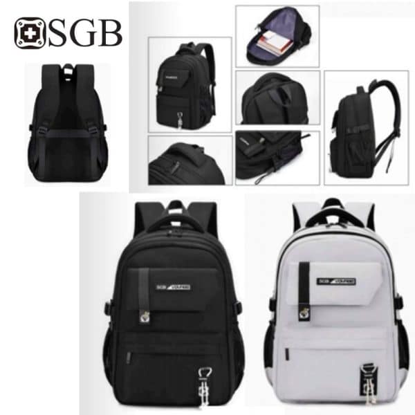 תיק גב מרופד עם לוגו