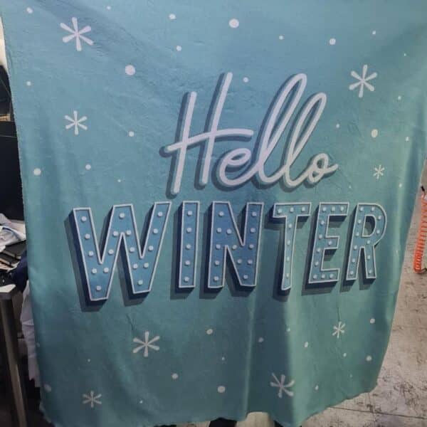 שמיכת כרבולית עם הדפס ALL OVER