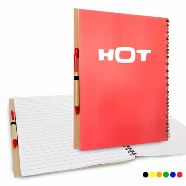 מחברת A4 פוליפרופילן+עט