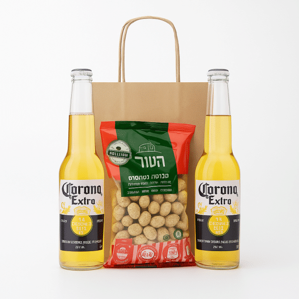 מארז בירה ופיצוחים מארז בירה ופיצוחים