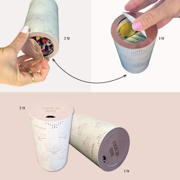 מארז נרות חנוכה גלילי