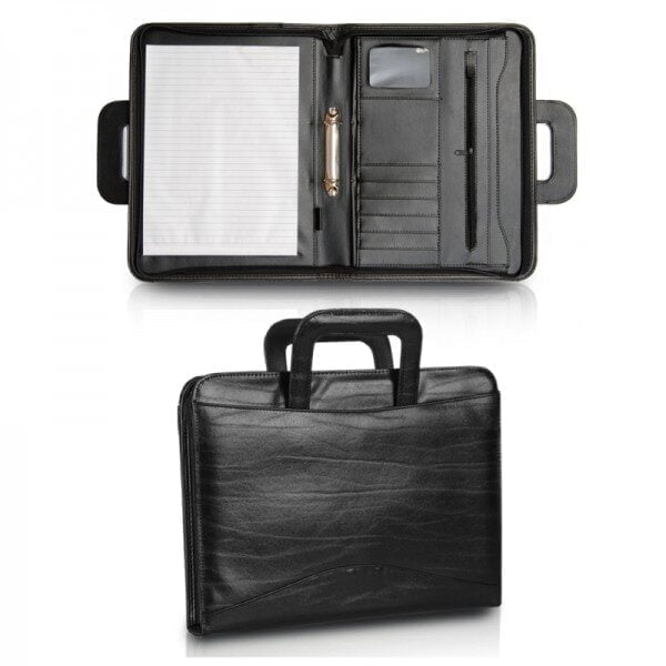 מכתביה דמוי עור עם ידיות נשלפות מכתביה דמוי עור עם ידיות נשלפות