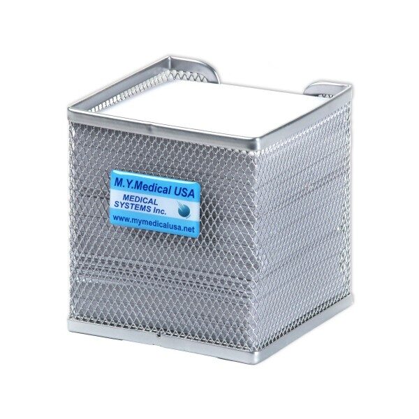 קוביית רשת ממותגת עם ניירות ממו