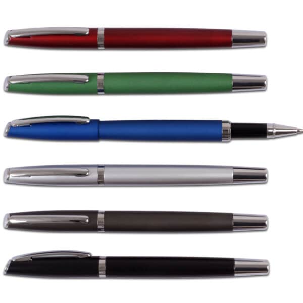 עט מתכתי עם מילוי רולר ג'ל