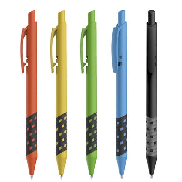 עט כדורי עם גריפ ייחודי