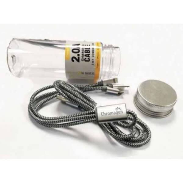 כבל טעינה ודאטה עם חריטת לוגו