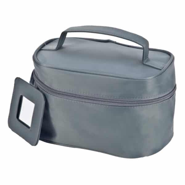 תיק כלי איפור עם מראה פנימית