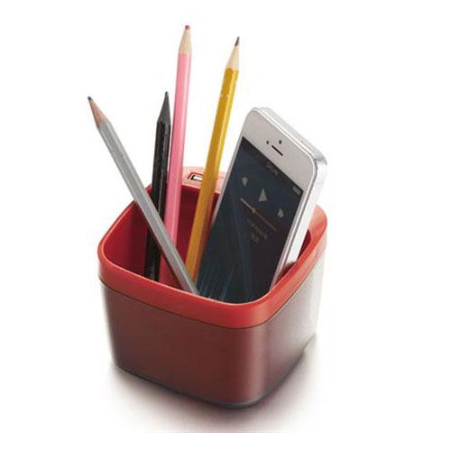 מעמד שולחני עם כוס לעטים | מעמד שולחני עם לוגו מעמד שולחני עם כוס לעטים | מעמד שולחני עם לוגו