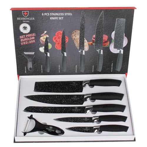 סט סכינים 6 חלקים תוצרת SWISS