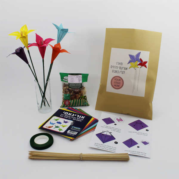 אוריגאמי פרחים לט"ו בשבט