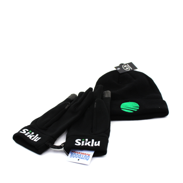 סט כובע וכפפות ממותג סט כובע וכפפות ממותג