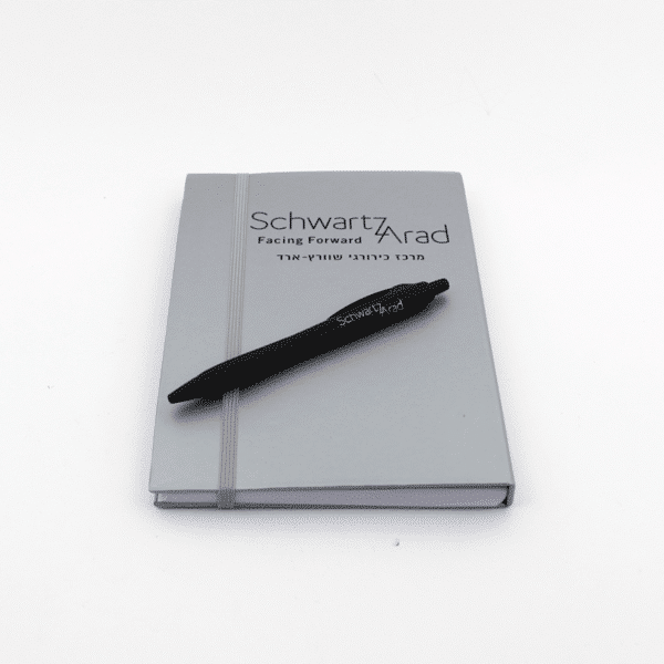 סט מחברת ועט ממותגים