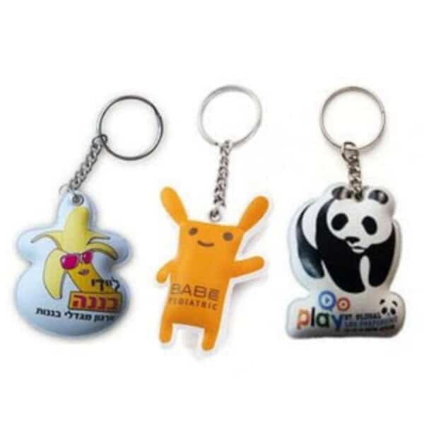 מחזיק מפתחות צורני PVC