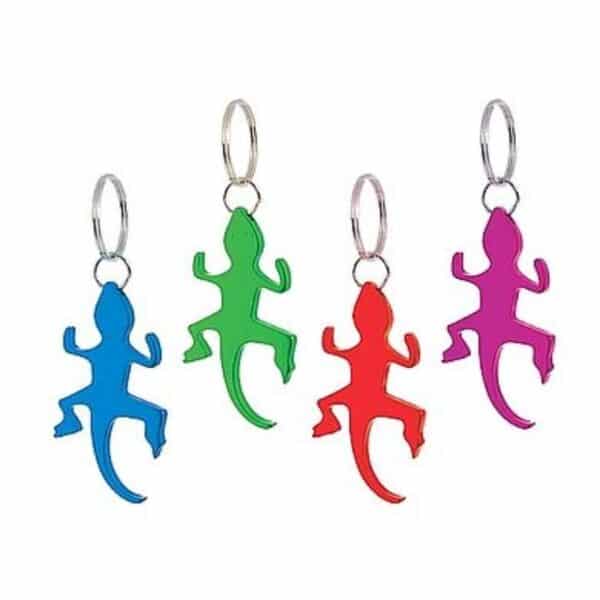 מחזיק מפתחות פותחן בצורת לטאה