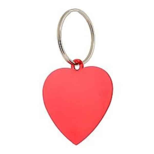 מחזיק מפתחות לוחית לב