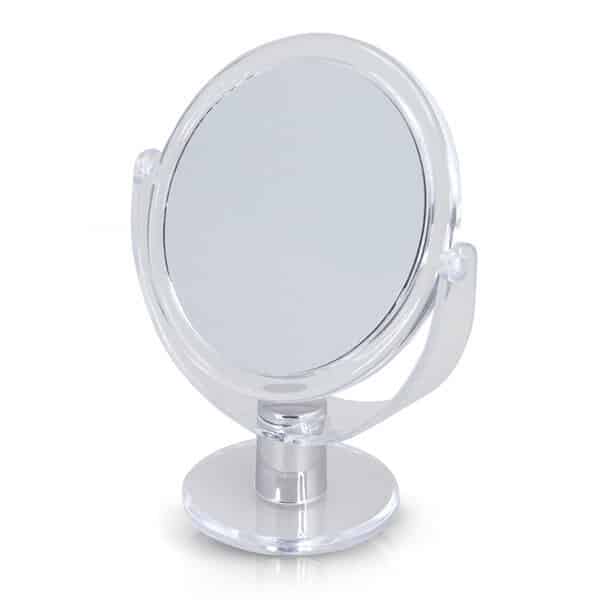 מראה שולחנית עגולה מסתובבת עם סטנד