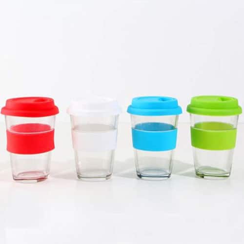 כוס עם חבק סיליקון כוס עם חבק סיליקון