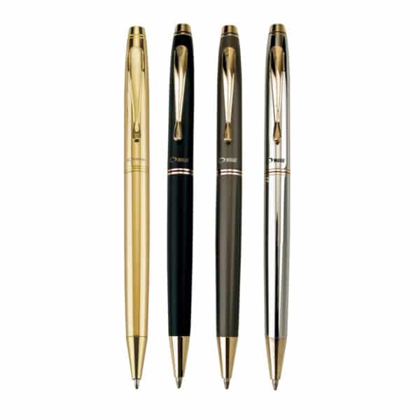 עט כדורי בגימור זהב